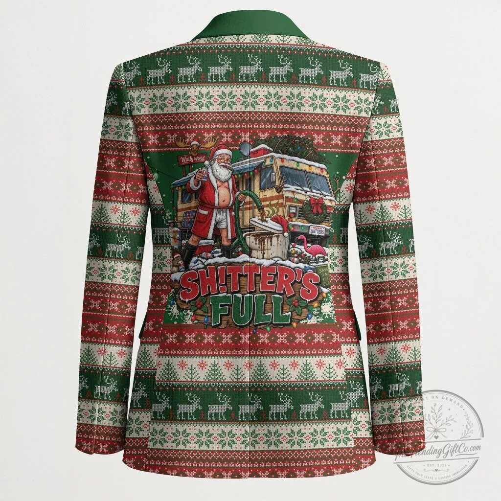 Christmas Vacation Shitter Was Full Ugly Christmas Blazer Jacket 6 Christmas Vacation Shitter Was Full Ugly Christmas Blazer Jacket
