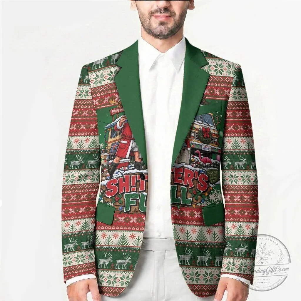 Christmas Vacation Shitter Was Full Ugly Christmas Blazer Jacket 7 Christmas Vacation Shitter Was Full Ugly Christmas Blazer Jacket