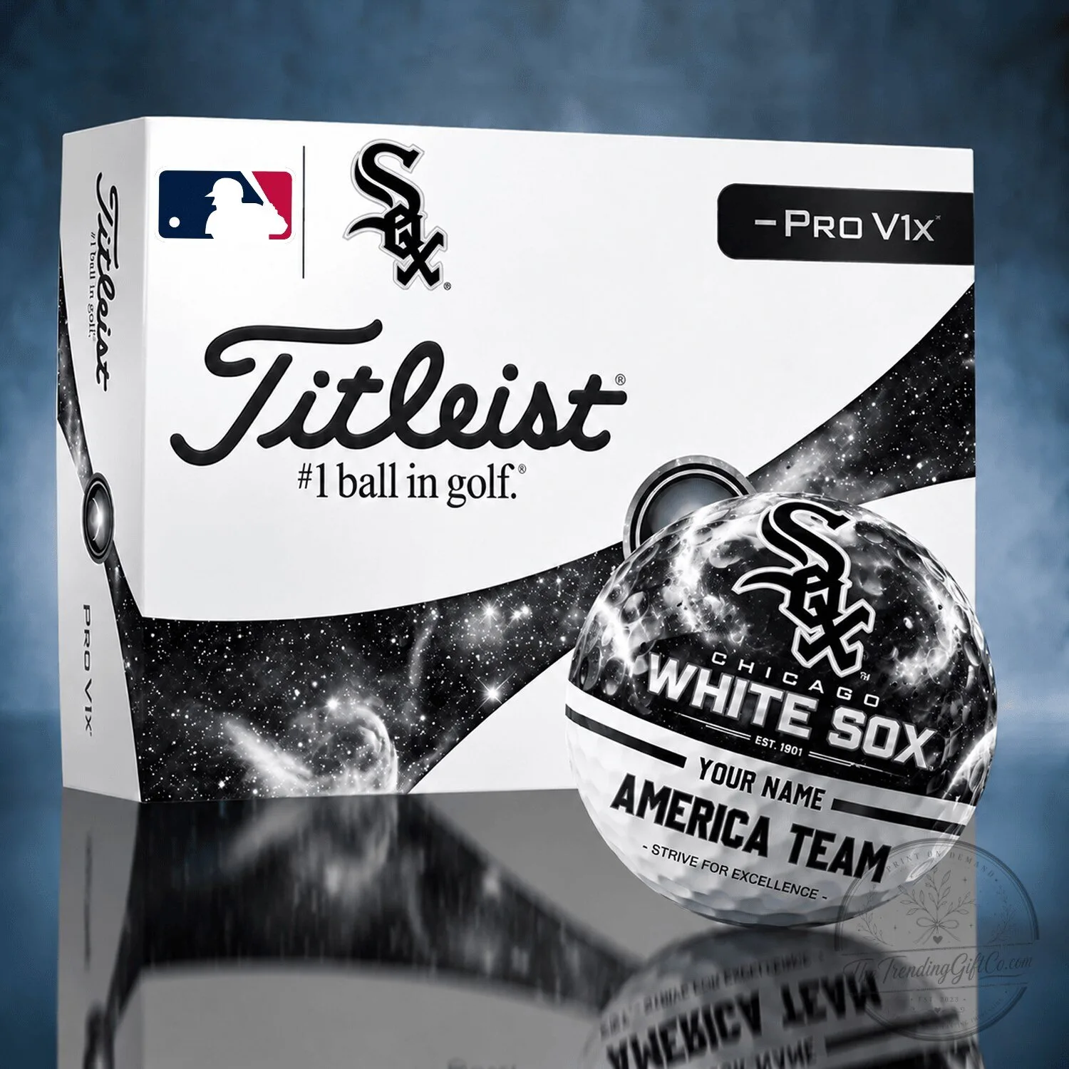 Chicago White Sox Personalized Golf Ball Set