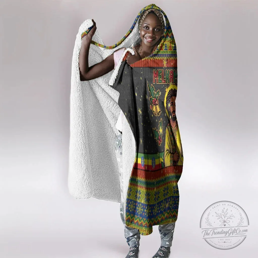 Ethiopian Melkam Genna Jesus Christ Christmas Hooded Blanket 5 Ethiopian Melkam Genna Jesus Christ Christmas Hooded Blanket