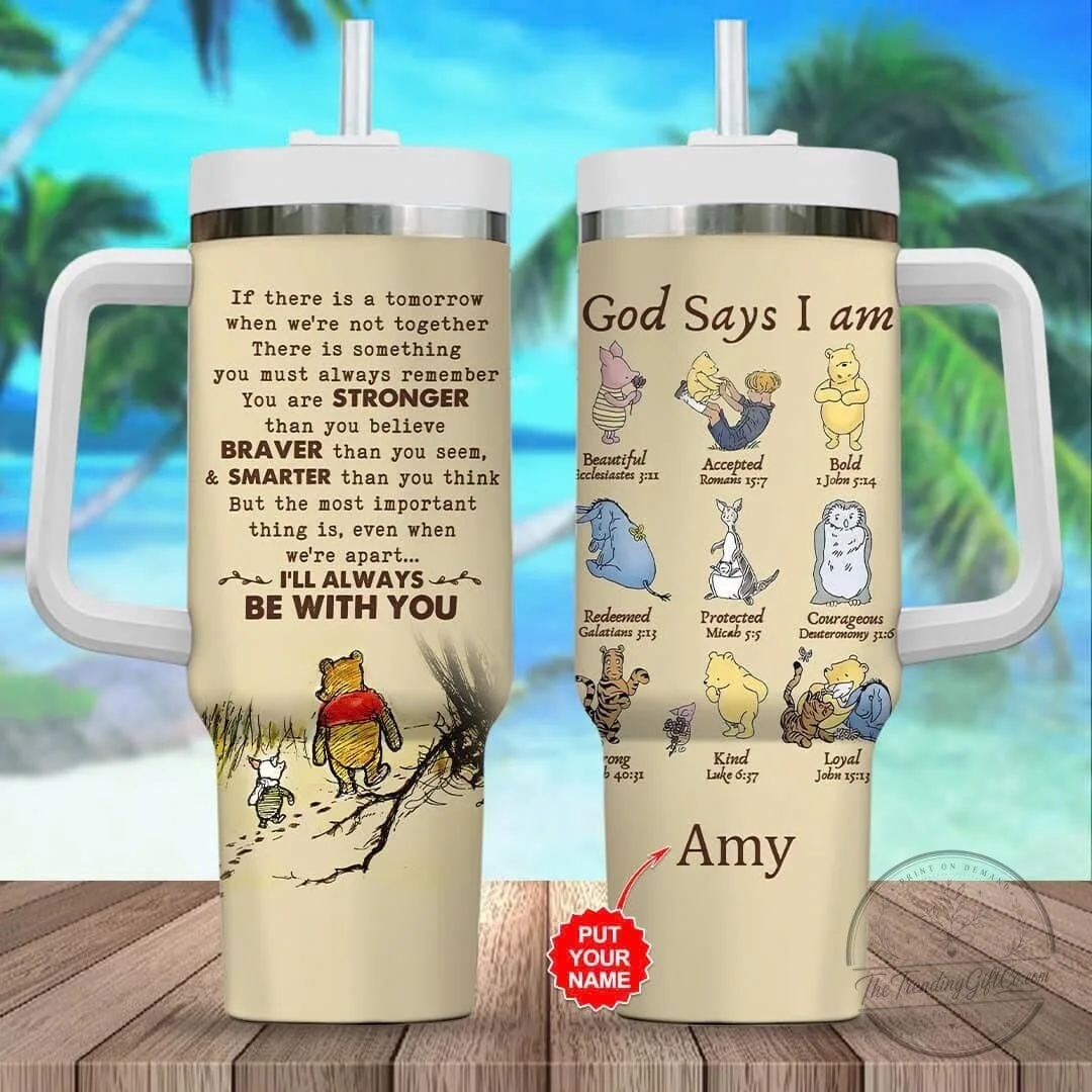 Winnie The Pooh Personalized Bible Verse Inspirational Quote 40oz Tumbler 4 Winnie The Pooh Personalized Bible Verse Inspirational Quote 40oz Tumbler
