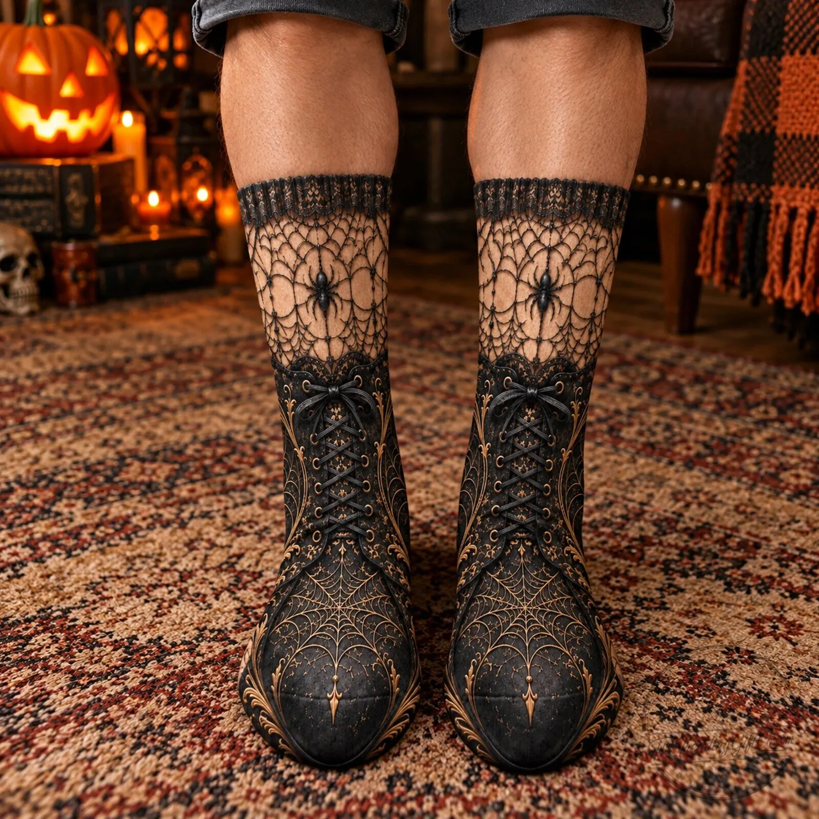 Funny Witch Besties Halloween Costume Socks - Personalized Gag Gift For Coworkers 12 Funny Witch Besties Halloween Costume Socks - Personalized Gag Gift For Coworkers