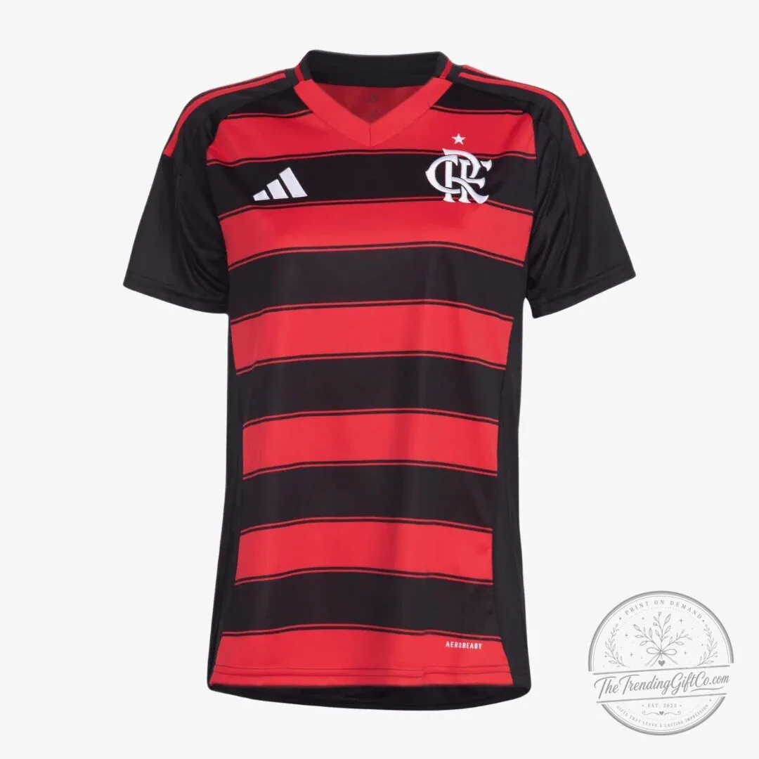 Flamengo Home 2025-2026 Women's Football Jersey 7 Flamengo Home 2025-2026 Women