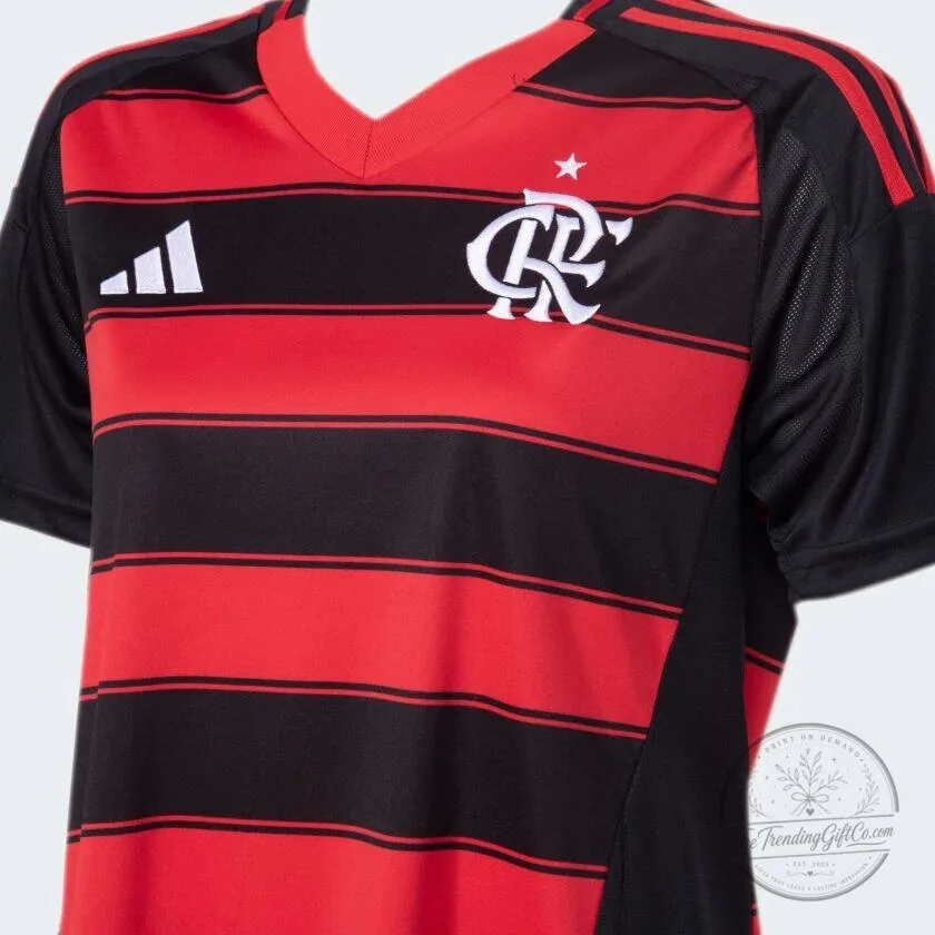 Flamengo Home 2025-2026 Women's Football Jersey 10 Flamengo Home 2025-2026 Women